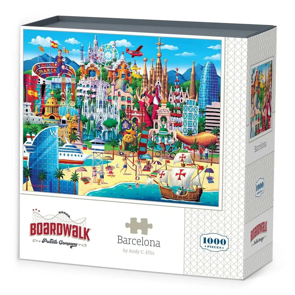 Barcelona 1000 Piece Jigsaw Puzzle Boardwalk (ONLINE ORDER ONLY)