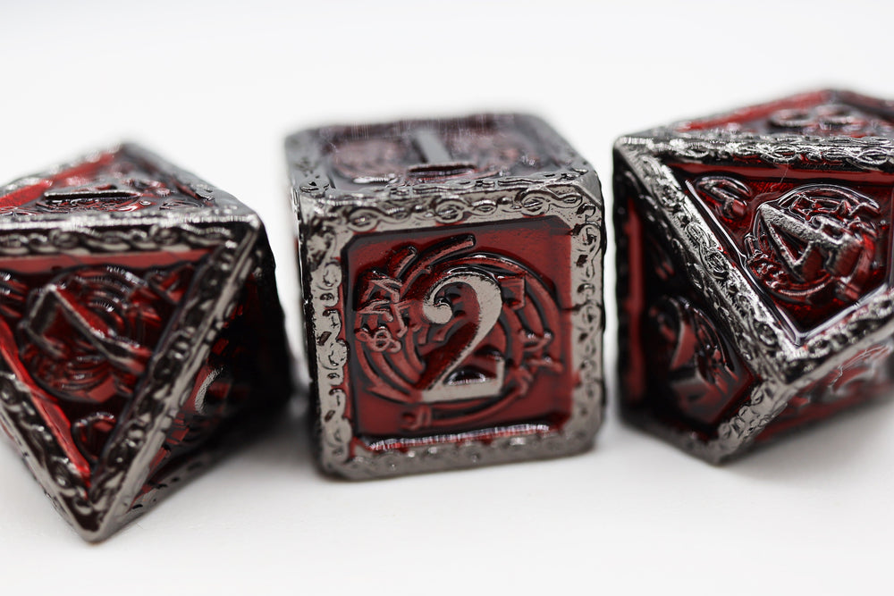 Bardic Song: Mezzo - Metal RPG Dice Set (ONLINE ORDER ONLY)