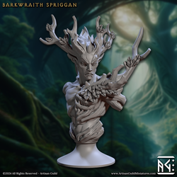 3D Printed Artisan Guild Barkwraith Spriggans Busts 28mm 32mm (Online Only)