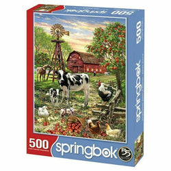 Barnyard Animals 500 Piece Jigsaw Puzzle Springbok (ONLINE ORDER ONLY)