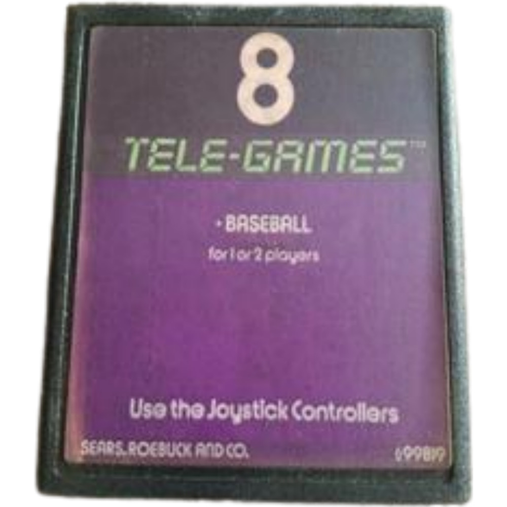Baseball [Tele Games 8]  TEXT LABEL - Atari 2600  (GAME ONLY) (Online Order Only)