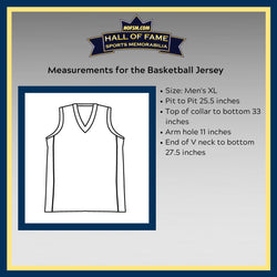 Facsimile Autographed Dwight Howard Orlando Blue Pinstripe Reprint Laser Auto Basketball Jersey Size Men's XL (ONLINE ORDER ONLY)