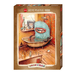 Bathtub Zozoville 1000 Piece Jigsaw Puzzle Heye (ONLINE ORDER ONLY)