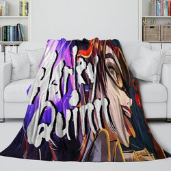 Batman Ninja Pattern Blanket Flannel Throw Room Decoration (Online Order Only)