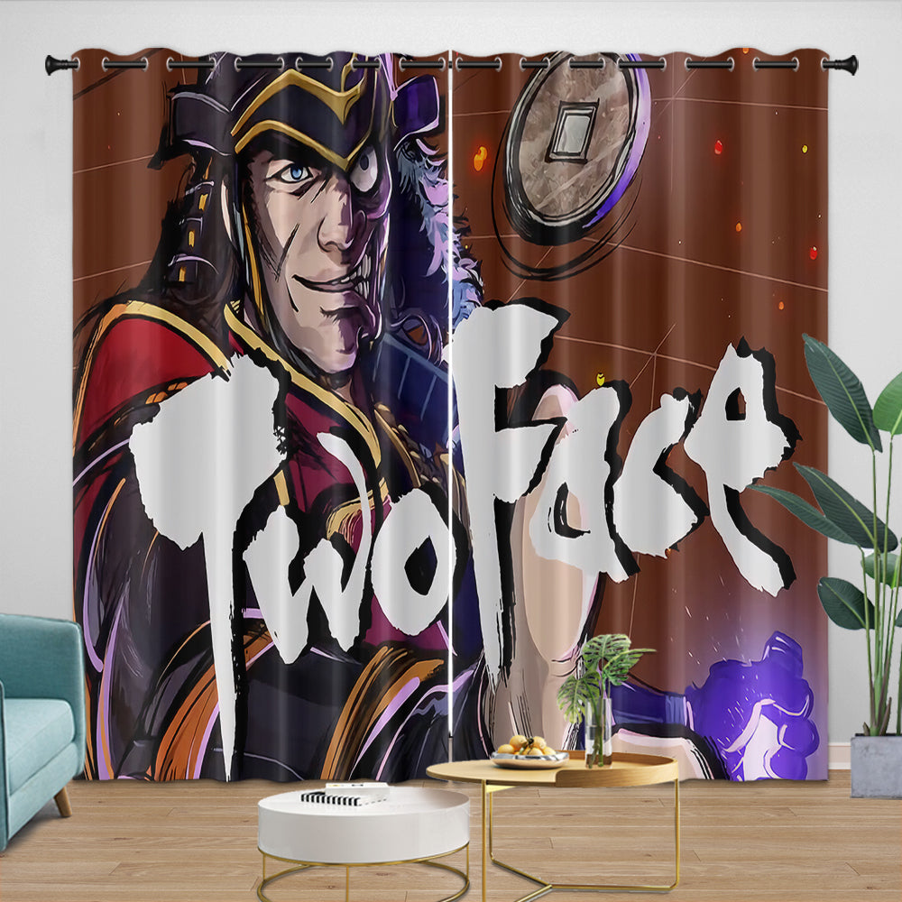 Batman Ninja Pattern Curtains Blackout Window Drapes (Online Order Only)