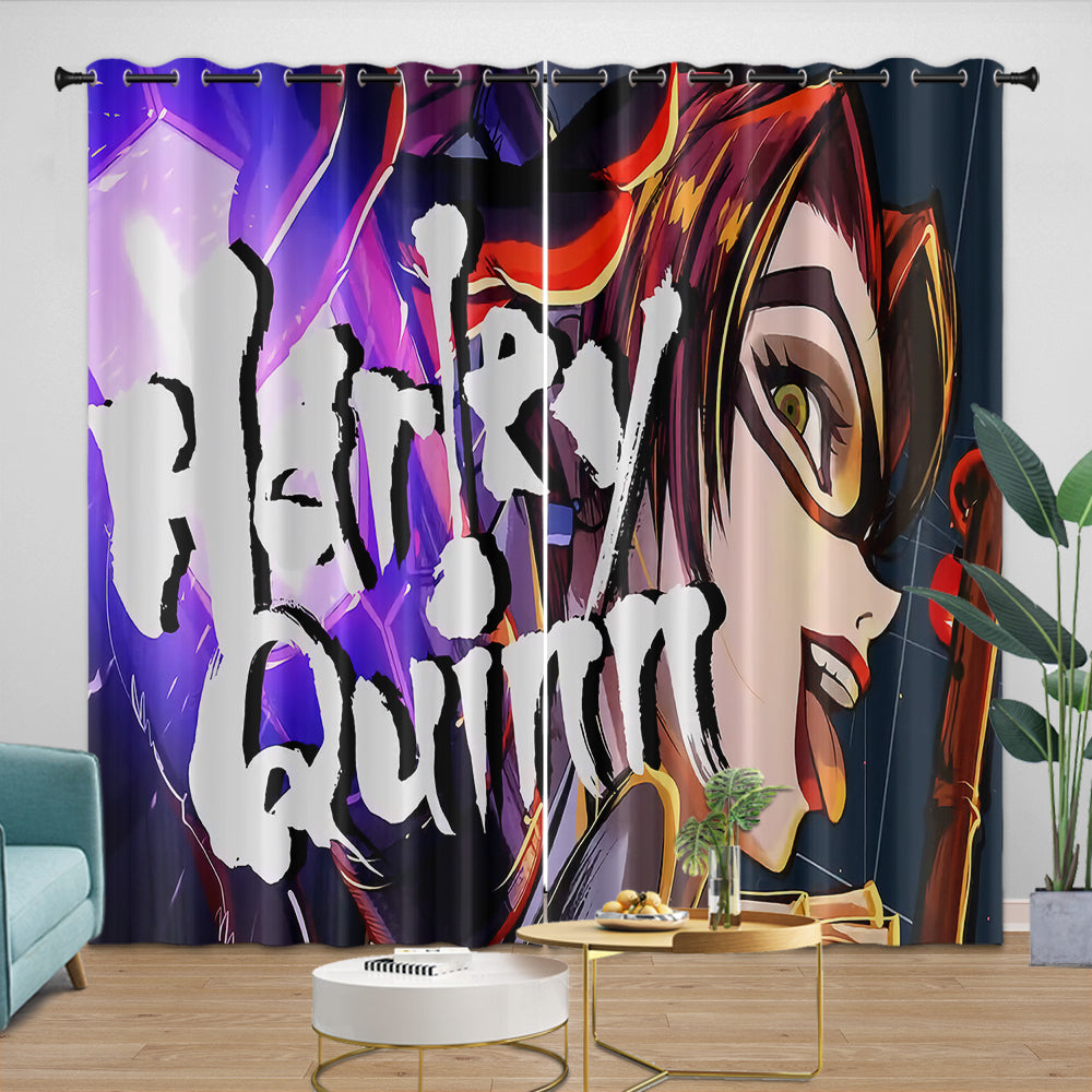 Batman Ninja Pattern Curtains Blackout Window Drapes (Online Order Only)