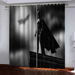 Batman Pattern Curtains Blackout Window Drapes (Online Order Only)