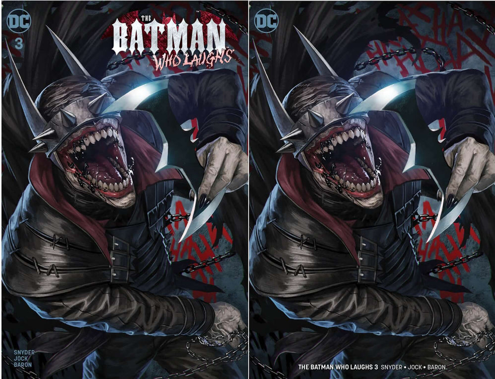 Batman Who Laughs #3 DC Skan Srisuwan Variant Trade + Virgin Set Options Dark Nights Metal (02/13/2019) (ONLINE ORDER ONLY)