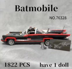 Classic Batmobile Building Block Set (1822 Pieces) 76328 (Online Only)