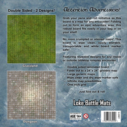 Battle Map Board - Dungeon & Grassland (ONLINE ORDER ONLY)