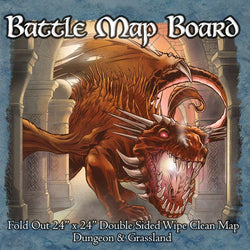Battle Map Board - Dungeon & Grassland (ONLINE ORDER ONLY)