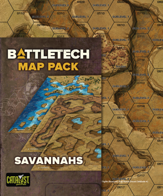 BattleTech: Map Pack - Savannahs (ONLINE ORDER ONLY)