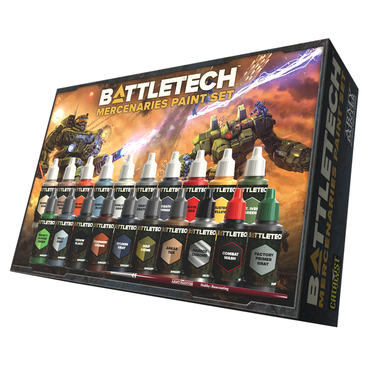 BattleTech: Mercenaries Paint Set (ONLINE ORDER ONLY)