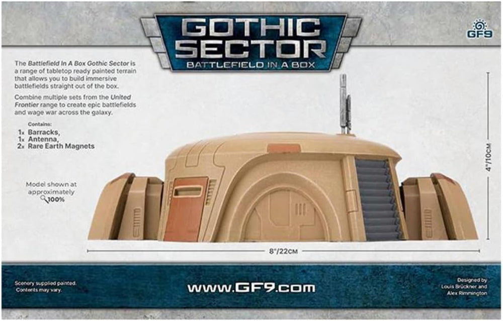 Battlefield in a Box: Gothic Sector - United Frontier Barracks (ONLINE ORDER ONLY)