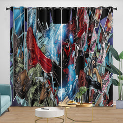 Batwoman Curtains Pattern Blackout Window Drapes Room Decoration (ONLINE ORDER ONLY)