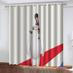 Baymax Curtains Blackout Window Drapes (Online Order Only)