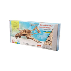 Bayraktar TB2 Combat Drone 3D Wood Model Kit UGEARS (ONLINE ORDER ONLY)