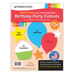 Birthday Party Cutouts (ONLINE ORDER ONLY)