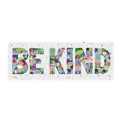 Be Kind 1000 Piece Panoramic Jigsaw Puzzle Galison (ONLINE ORDER ONLY)