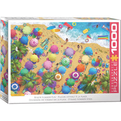 Beach Summer Fun 1000 Piece Jigsaw Puzzle Eurographics (ONLINE ORDER ONLY)