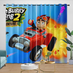 Beach Buggy Racing Curtains Blackout Window Drapes (Online Order Only)