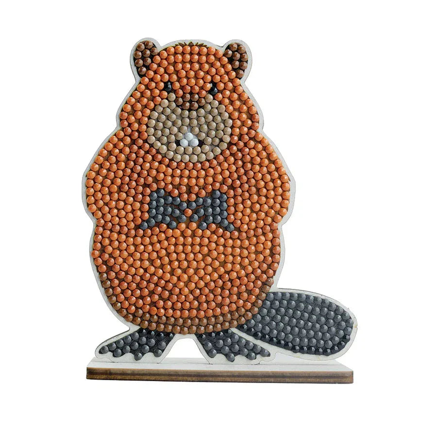 Beaver Crystal Art Wildlife Buddies Kit Craft Buddy (ONLINE ORDER ONLY)