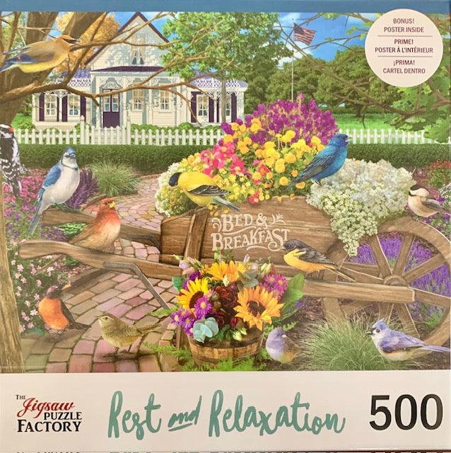 Bed & Breakfast Rest & Relax 500 Piece Jigsaw Puzzle Leap Year (ONLINE ORDER ONLY)