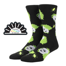 Beetlejuice Color-Changing Crew Socks (Online Order Only)