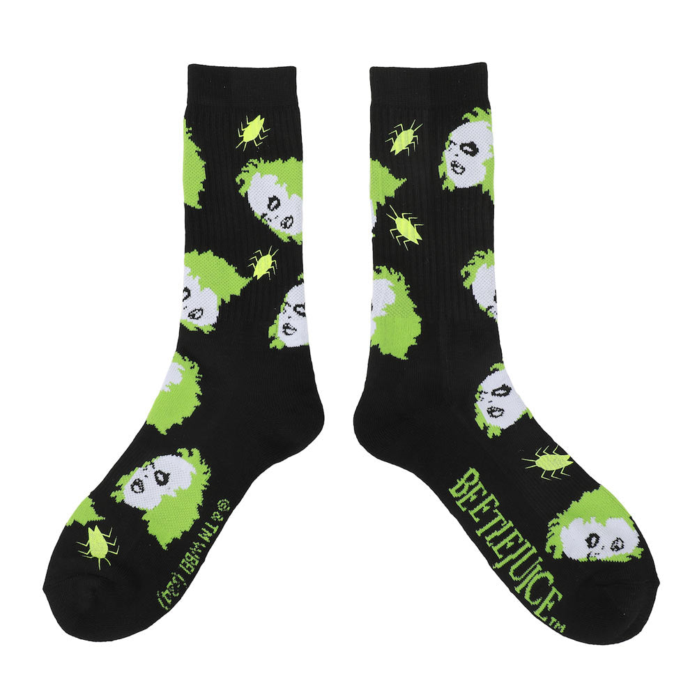 Beetlejuice Color-Changing Crew Socks (Online Order Only)
