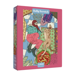 Belly Scratch 1000 Piece Jigsaw Puzzle Puzzledly