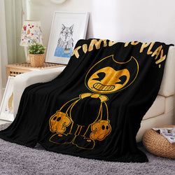 Bendy And The Ink Machine Blanket Flannel Throw Room Decoration (Online Order Only)