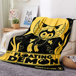 Bendy And The Ink Machine Blanket Flannel Throw Room Decoration (Online Order Only)