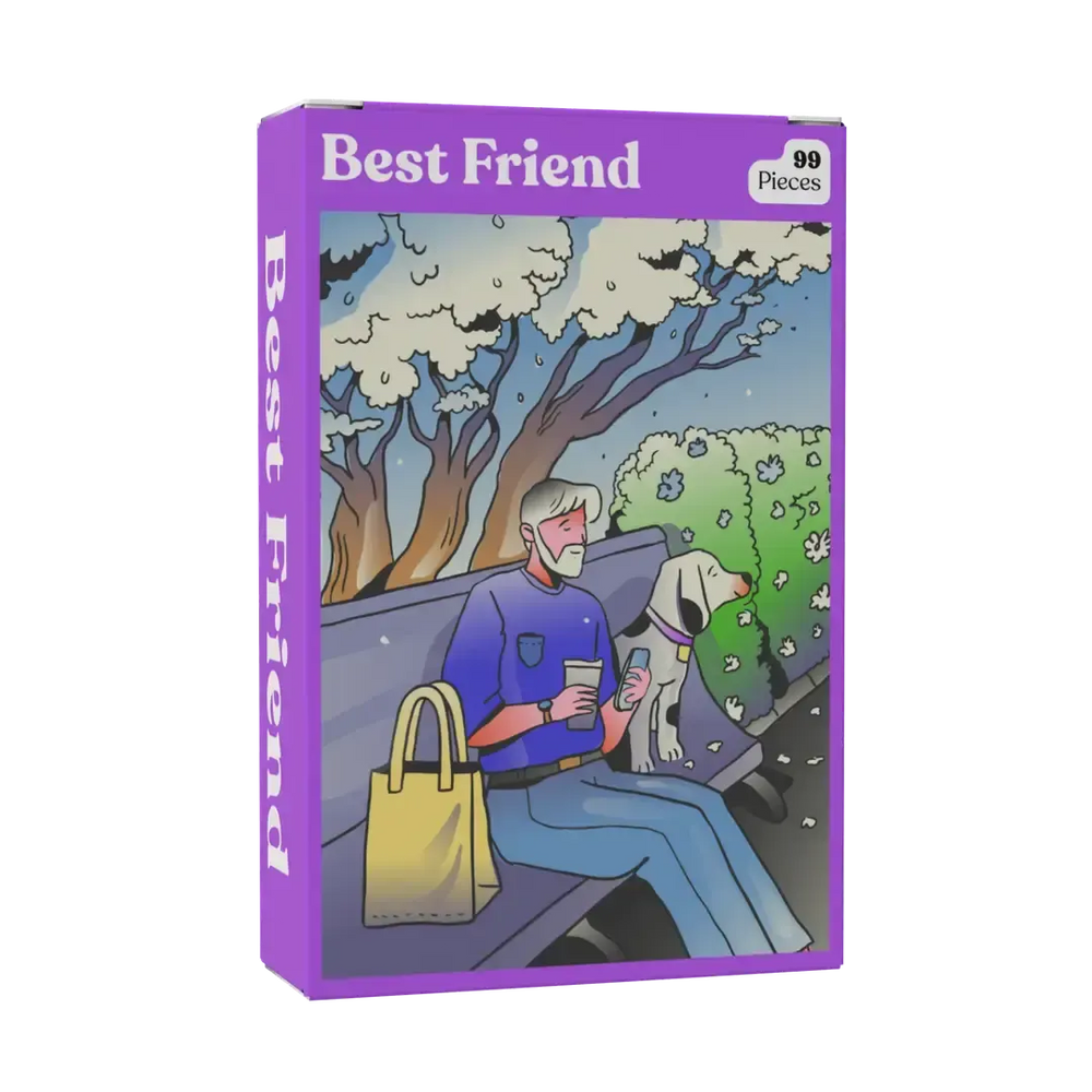 Best Friend 99 Piece Mini Jigsaw Puzzle Puzzledly