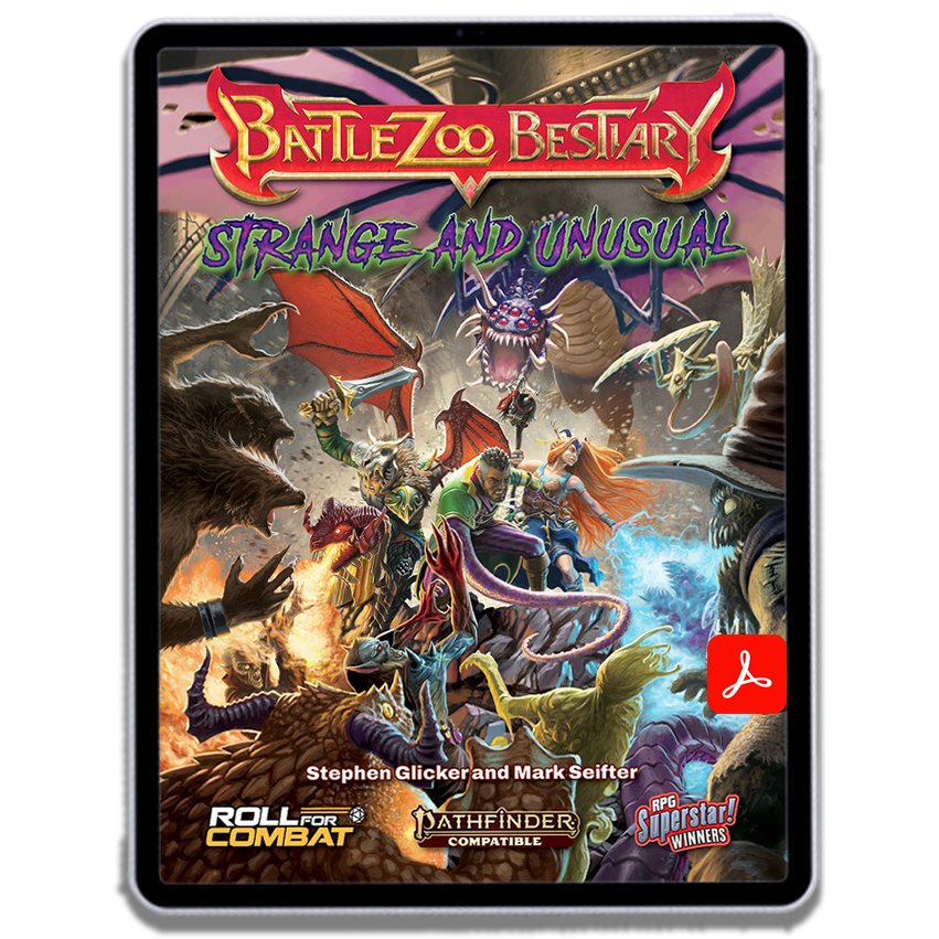Battlezoo Bestiary: Strange & Unusual Hardcover & PDF (Online Order Only)
