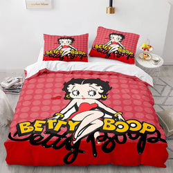 Betty Boop Bedding Set Duvet Cover Bed Sets (Online Order Only)