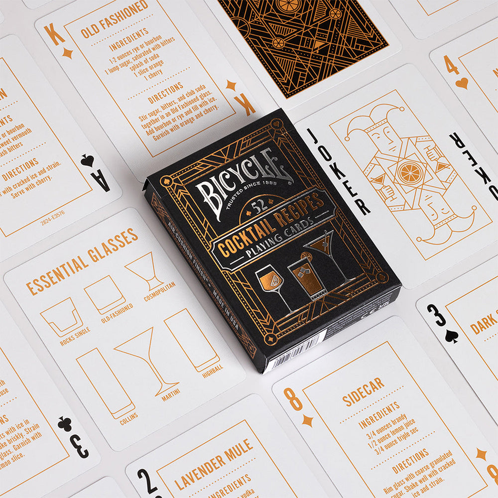 Bicycle Cocktail Recipes Playing Cards (ONLINE ORDER ONLY)
