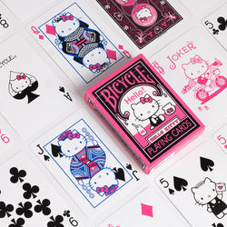 Bicycle Hello Kitty Black & Pink Playing Cards (ONLINE ORDER ONLY)