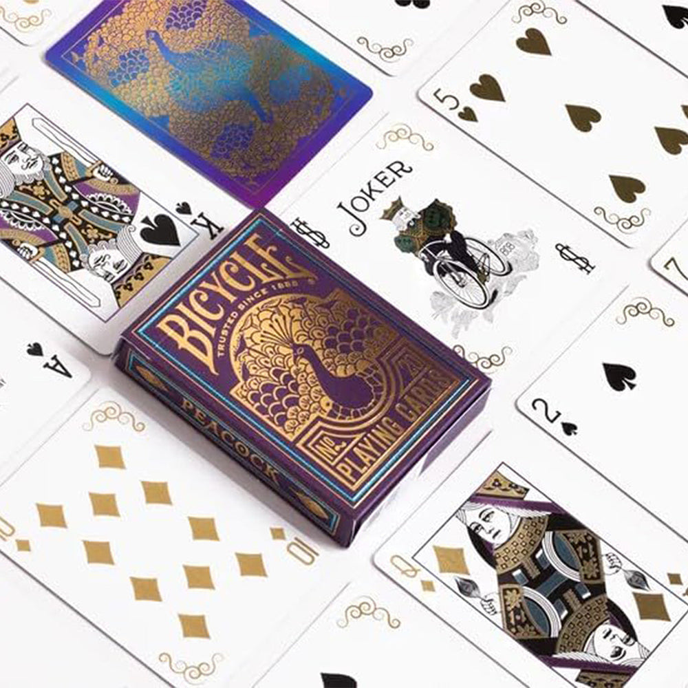 Bicycle Purple Peacock Playing Cards (ONLINE ORDER ONLY)