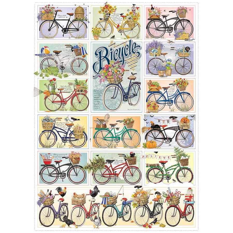 Bicycles 1000 Piece Jigsaw Puzzle Cobble Hill (ONLINE ORDER ONLY)