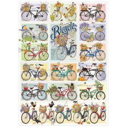 Bicycles 1000 Piece Jigsaw Puzzle Cobble Hill (ONLINE ORDER ONLY)