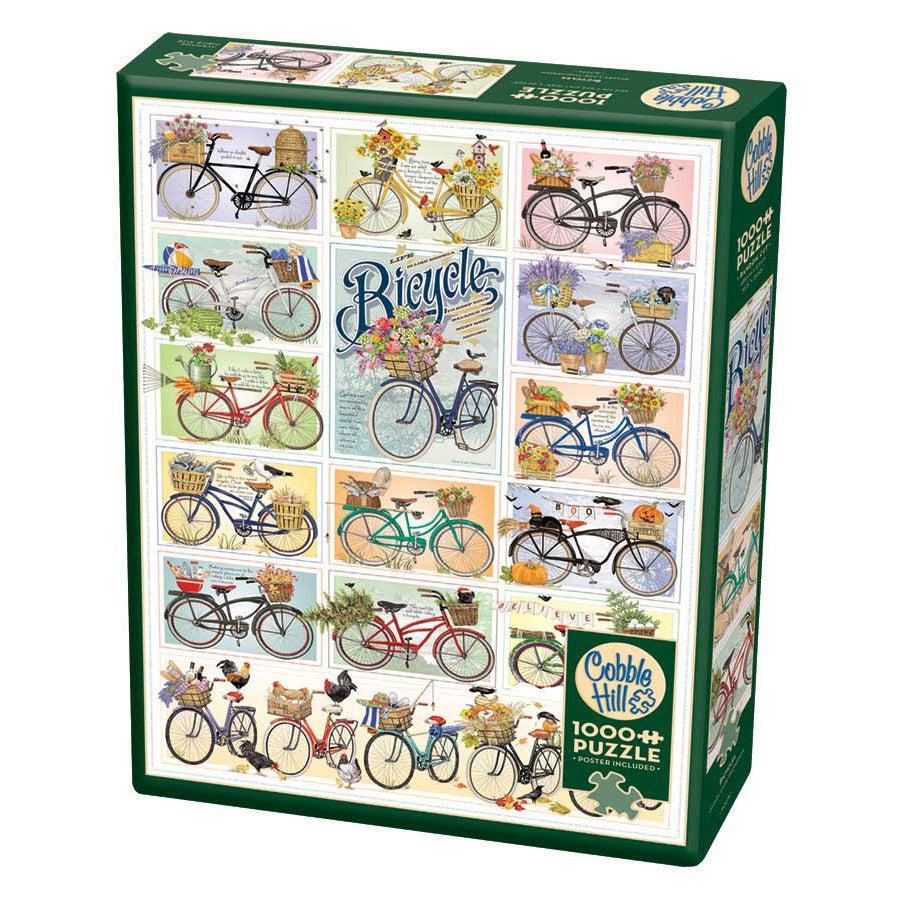 Bicycles 1000 Piece Jigsaw Puzzle Cobble Hill (ONLINE ORDER ONLY)