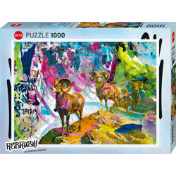 Big Horns Rebrush 1000 Piece Jigsaw Puzzle Heye (ONLINE ORDER ONLY)