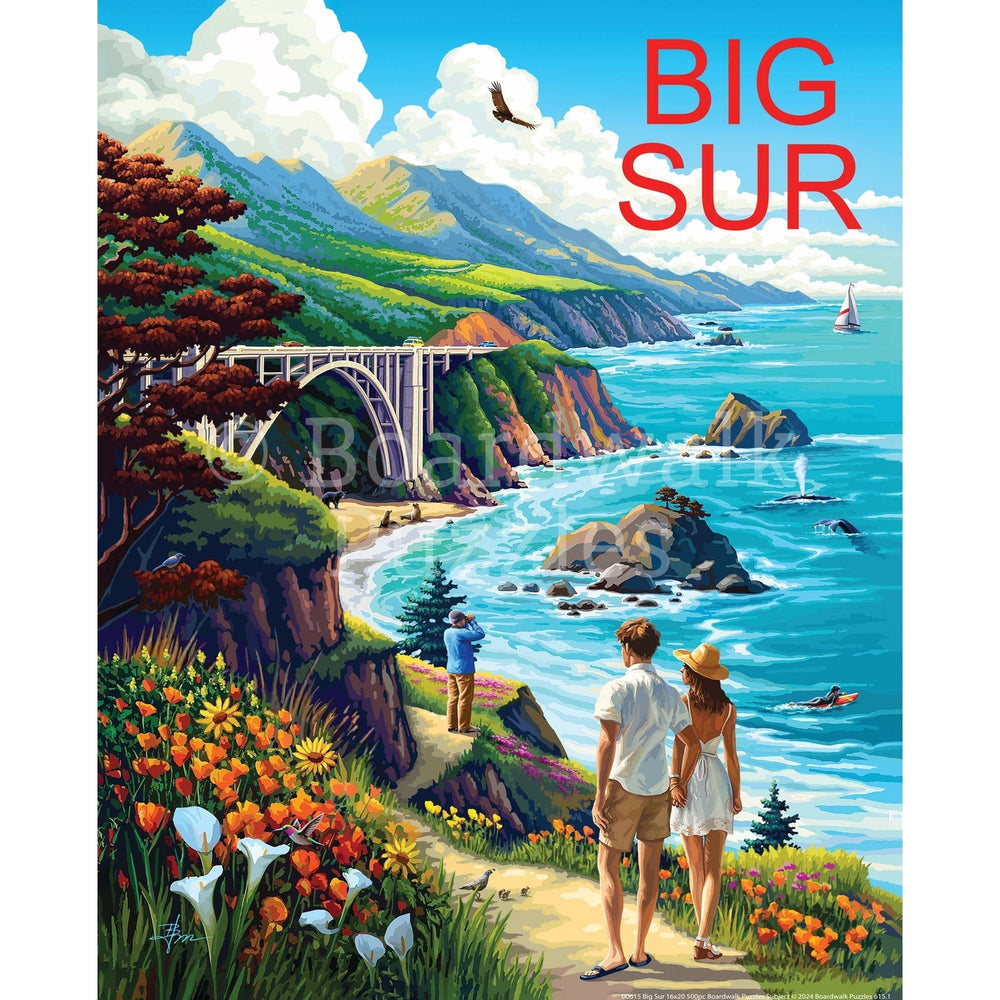 Big Sur 500 Piece Jigsaw Puzzle Boardwalk (ONLINE ORDER ONLY)
