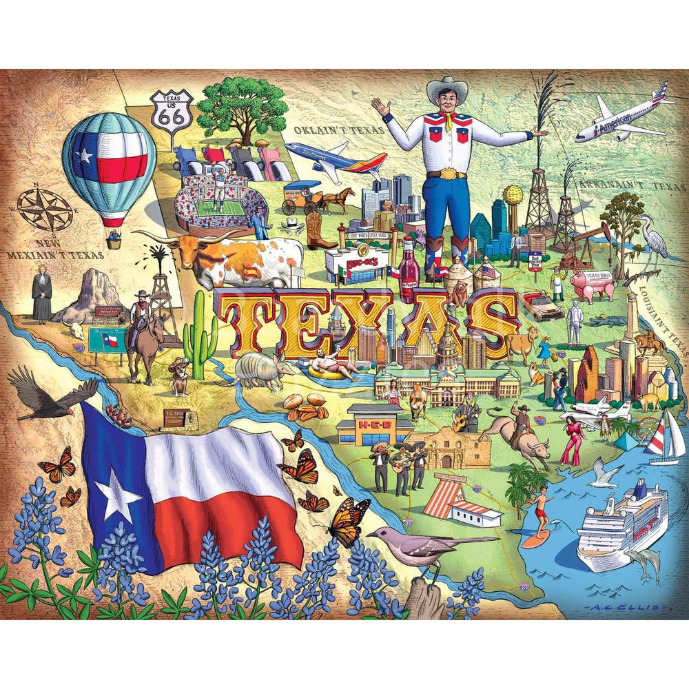 Big Texas 210 Piece Jigsaw Puzzle Boardwalk (ONLINE ORDER ONLY)