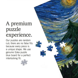 Bigfoot Starry Night 1000 Piece Jigsaw Puzzle Lantern Press (ONLINE ORDER ONLY)