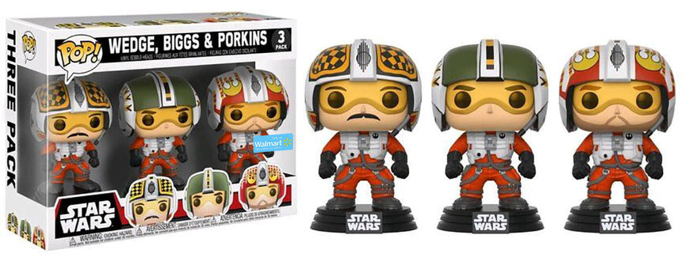 Biggs, Wedge, & Porkins 3-pk - Walmart Exclusive (Online Order Only)