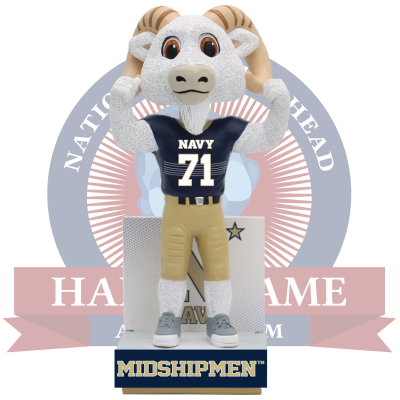 Bill the Goat Navy Midshipmen Mascot Bobblehead (ONLINE ORDER ONLY)