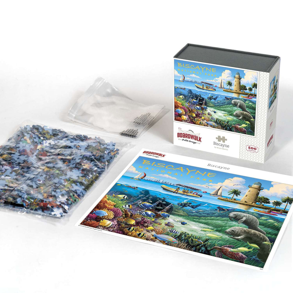 Biscayne National Park 500 Piece Jigsaw Puzzle Boardwalk (ONLINE ORDER ONLY)