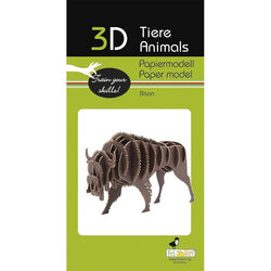 Bison 3D Cardboard Model Kit Fridolin (ONLINE ORDER ONLY)