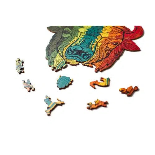 Bison 70 Piece Wooden Jigsaw Puzzle Geek Toys (ONLINE ORDER ONLY)